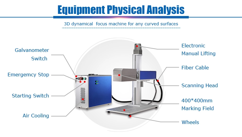 MRJ-Laser 3d laser engraving machine metal