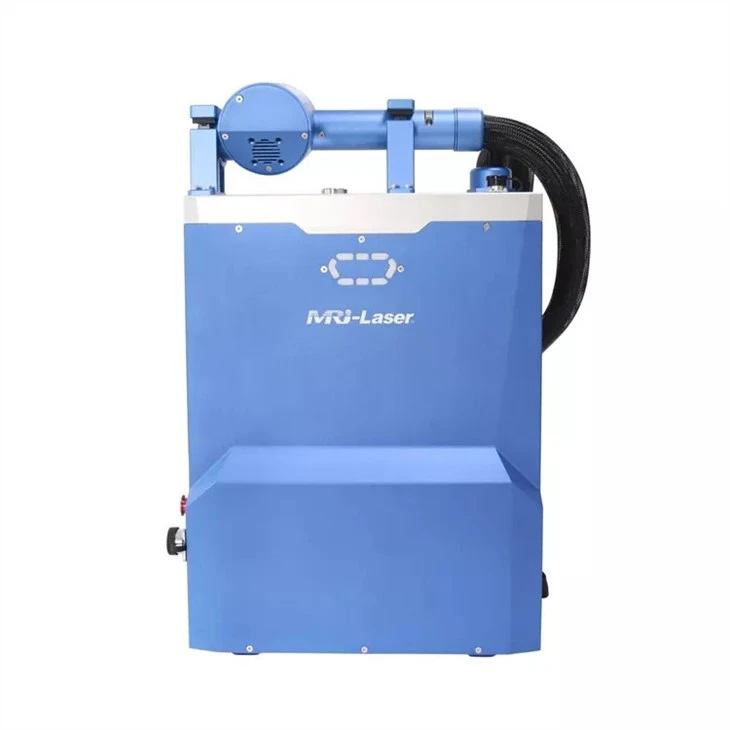 100W batohový typ pulzního laserového čisticího stroje pro odstraňování rzi.